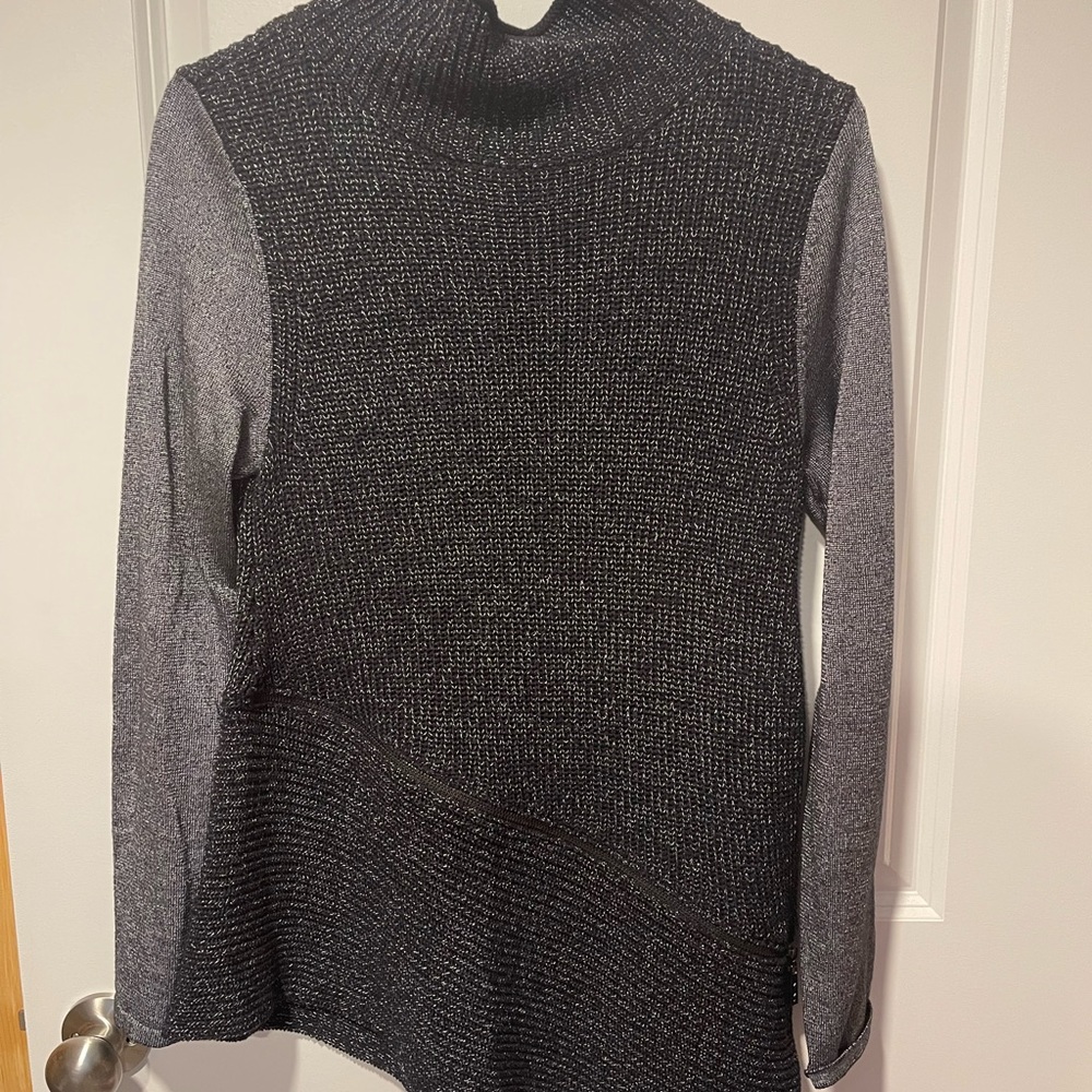 Tahari asymmetrical sweater size small